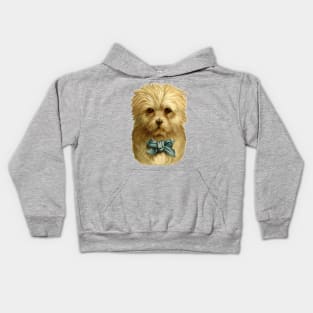 Cute Vintage Dog Illustration / Dog Lover Gift Kids Hoodie